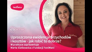 Uproszczona ewidencja przychodów i kosztówjak robić to dobrze [upl. by Einavoj]