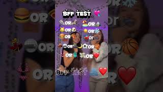 BFF TESt ❤️🫂 [upl. by Banky]