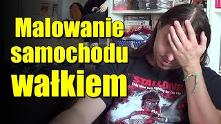 Malowanie samochodu wałkiem [upl. by Nyladnewg]