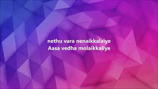 Etho mogam Kozhi koovuthu Tamil karaoke songs with lyrics [upl. by Aenneea]