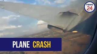 WATCH Dramatic footage apparently shows moment of Wonderboom plane crash [upl. by Aholla]