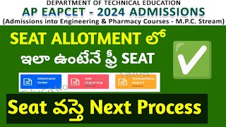 ap eamcet seat allotment 2024ap eamcet seat allotment process 2024eamcet seat allotment 2024 [upl. by Brok744]