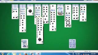 How to play spider solitaire game in windows [upl. by Euell]