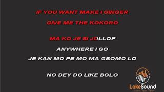 WIZKID FT BURNA BOY  GINGER KARAOKE [upl. by Alad]