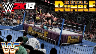 WWE 2k19 Old School WWF Royal Rumble [upl. by Ardnuhsed]