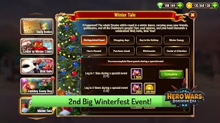 Winter Tale Winterfest 2nd Event is Here — Hero Wars Dominion Era [upl. by Aleiram87]