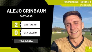 Alejo Grinbaum difensore Castiadas 29092024  Diario Sportivo [upl. by Atnahsal605]