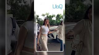 Mahira Sharma Spotted At Mumbai Airport  UbiQ TV Shorts [upl. by Ayanat700]