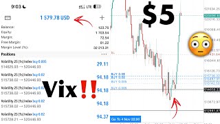 Grow Accounts daily using this VIX strategy📈 DON’T LOSE AGAIN❌ 100 to 1700🤑🔥 deriv [upl. by Tehcac]