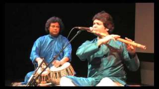 Rakesh Chaurasia  Flute Kousic Sen  Tabla Raag Mishra Bhairavi [upl. by Pirzada766]