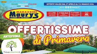 VOLANTINO MAURYS dal 27 Aprile all 11 maggio 2024 anteprima [upl. by Jolene]