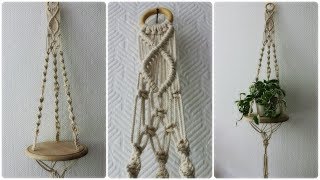 Makramee Blumenampel 5  DIY  Macrame Plant Hanger eng sub [upl. by Matazzoni]