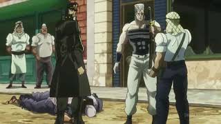 JoJo Jotaro Kujo vs Jean Pierre Polnareffpossessed Part 1 Eng Dub [upl. by Jaynes138]