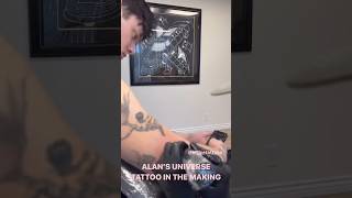 Alans Universe tattoo 😍 kolunya shorts tiktok nikolaispesivtsev alansuniverse [upl. by Kappel849]