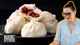 Foolproof Chinese Steamed BBQ Pork Buns At Home  Marions Kitchen [upl. by Borgeson]