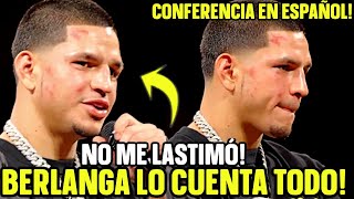 BERLANGA EXPLICA PORQUÉ CANELO NO PUDO NOQUEARLO Y COMO IMITÓ TECNICA DE ALÍ EN CONFERENCIA POST PE [upl. by Gnud]