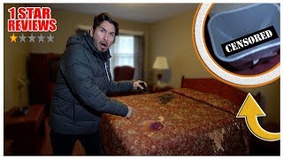 Staying At The WORST Reviewed Hotel In Seattle 1 STAR [upl. by Anirehs]