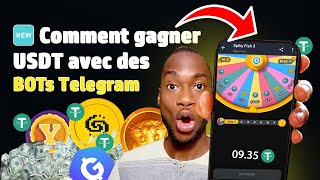 Incroyable  4 Apps pour gagner de largent et des USDT avec les bots Telegram en 2024 [upl. by Chambers]