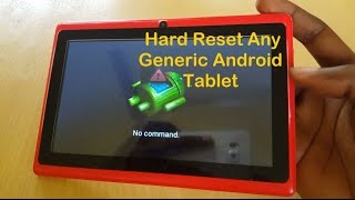 Reset any Generic or Chinese Android Tablet Easy [upl. by Burrton]