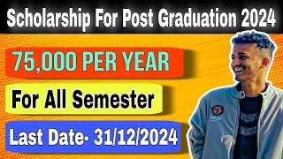 Scholarship For Post Graduation  HDFC Parivartan Scholarship 202425  All Details  By Yr Helper [upl. by Cilo285]