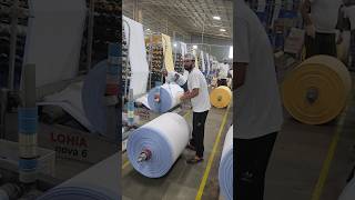 HDPE Woven Fabric Roll Manufacturing  Surat Gujarat Indiahdpe woven fabric roll shorts feed [upl. by Ait883]