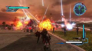 EDF Earth Defense Force 5 DLC 1 M 6 Defend Base 236  Wing Diver Inferno [upl. by Kcirted]