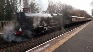 Vintage Trains Clun Castle Polar Express Whitlocks End 15122023 [upl. by Amedeo966]