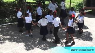 pennacoolcom  Children playing at Marabella Girls AC Primary School [upl. by Seleta477]