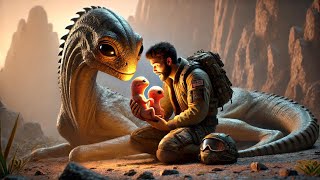 He saved a pregnant Alien Monster and the two hatchlings recognized him as their master right away [upl. by Aidua]