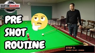 Snooker Training Pre Shot Routine  Snooker Coaching  Snooker Lesson [upl. by Ellerret]