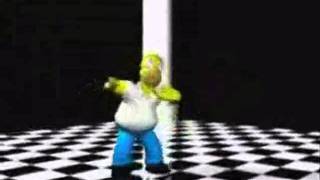 Homero bailando reggaetonwmv [upl. by Llekram]