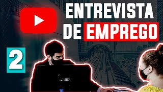 Entrevista de Emprego Primeiro Emprego EstágioAprendiz  Simulação Real [upl. by Stamata408]