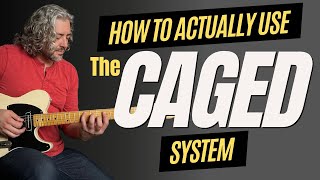 How To Actually Use The CAGED System caged telecaster [upl. by Cristin632]