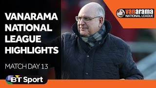 National League Highlights Show  Matchday 13 [upl. by Eemak101]