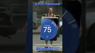 This Thermostat Is No Good hvac hvaclife [upl. by Leid]