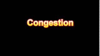 What Is The Definition Of Congestion  Medical Dictionary Free Online [upl. by Armil218]