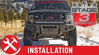 20112014 F150 ADD Stealth Front Bumper Install [upl. by Llerrah]