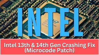 Intel 13th amp 14th Gen Crashing Fix Microcode Patch intel patch tips bsod 3DGAMEMAN [upl. by Atinuhs]