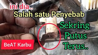 Penyebab sekring lampu motor beat putus terus [upl. by Sunderland]