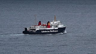 Calmac Ferry leaves Troon for the Isle of Arran [upl. by Neerak828]