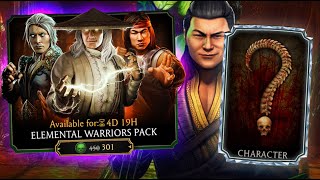 FREE DIAMOND  Elemental Warriors Pack Opening 9 Year Anniversary MK Mobile [upl. by Urbani]