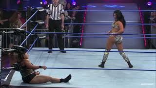 Jordynne Grace gives Katie Forbes a HUGE wedgie Impact Wrestling 18th October 2019 [upl. by Lotus]