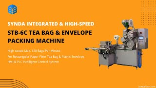 STB6C High speed Tea Bag amp Envelope Packaging Machine [upl. by Nospmis]