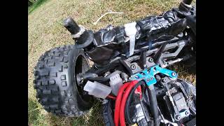 My FTX DR8 off road speed rips with arrma BLX 2050 KV Motor and 150 amp ESC13 tooth pinion😎 [upl. by Llyrrad218]