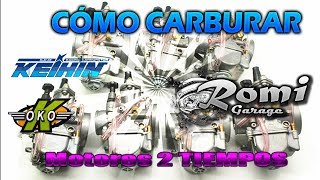 COMO CARBURAR UNA MOTO DE 49CC O una moto 2 Tiempos [upl. by Belford792]