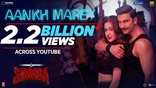 SIMMBA Aankh Marey  Ranveer Singh Sara Ali Khan  Tanishk BagchiMika SinghNeha Kakkar Kumar S [upl. by Horatia]