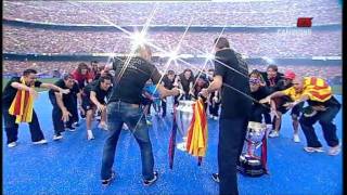 FCBarcelona  Celebració Champions 2011  Camp Nou 13 [upl. by Ailehpo113]