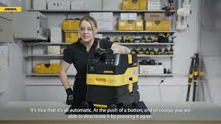 Master the Mirka® DEXOS Dust Extractor Control Panel Walkthrough [upl. by Dnalevelc]