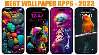 10 BEST Wallpaper Apps for iPhone  2023 [upl. by Lenzi]