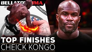 Cheick Kongos TOP 5 Fight Finishes  Bellator MMA [upl. by Mcintosh288]